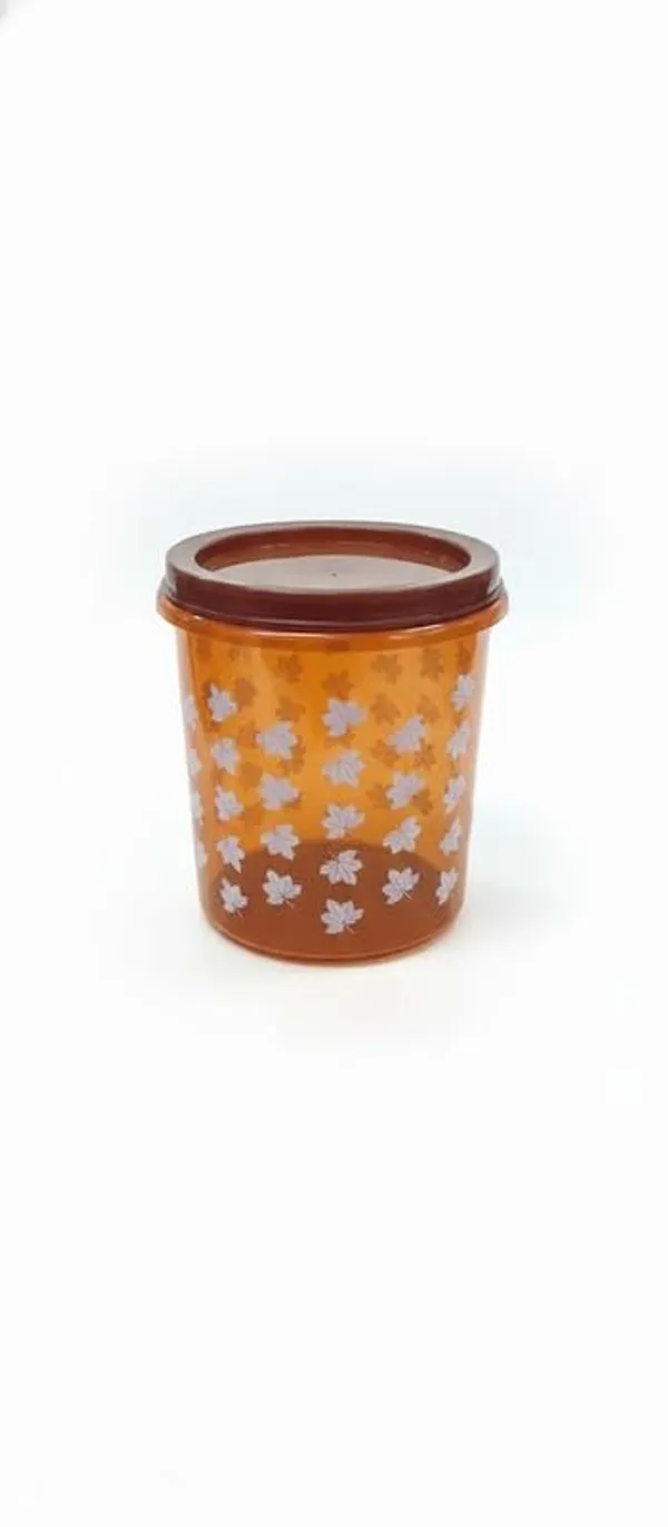 Brown_Plastic_Brown_Leaf_Printed_Container_For_Storing_Dry_Food_Items_Pack_Of_2
