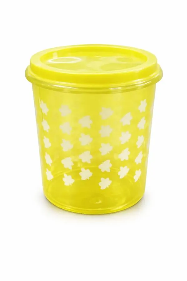 Yellow_Plastic_Yellow_Leaf_Printed_Container_For_Storing_Dry_Food_Items_Pack_Of_2