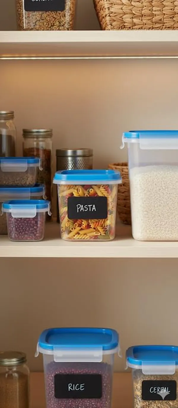 White_And_Blue_Plastic_Food_Storage_Container_For_Food_Storage_Pack_Of_2