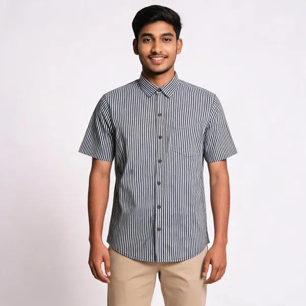 Grey_Pure_Cotton_Regular_Fit_Striped_Shirt_For_Men
