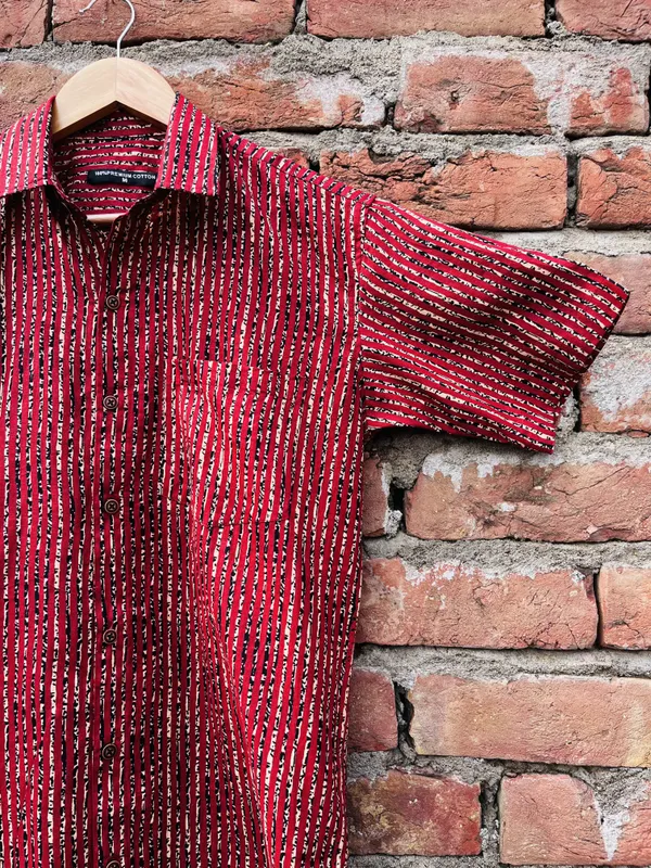 Striped_Print_Cotton_Shirt_For_Men