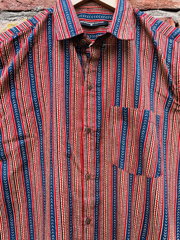 Stripe_Zigzag_Cotton_Shirt_For_Men