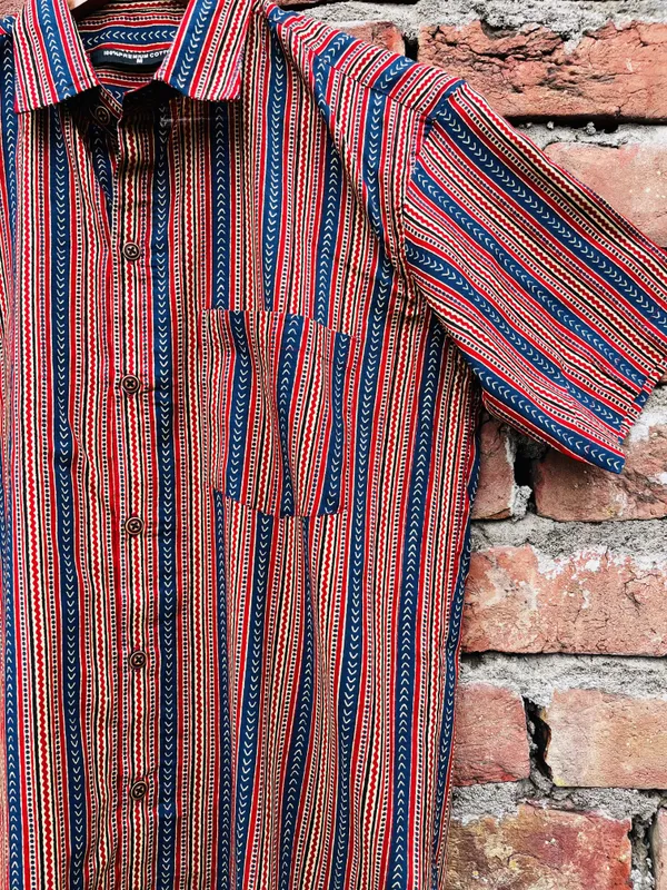 Stripe_Zigzag_Cotton_Shirt_For_Men
