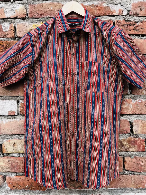 Stripe_Zigzag_Cotton_Shirt_For_Men