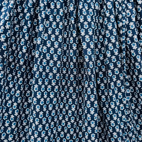 Floral_Printed_Cotton_Flared_Skirt_For_Women