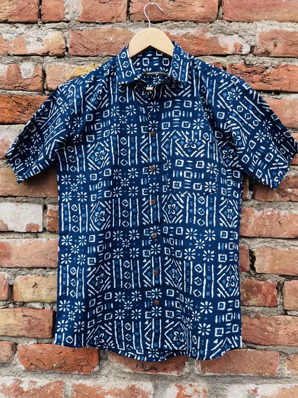 Jaipuri_Handblock_Printed_Pure_Cotton_Shirt_For_Men