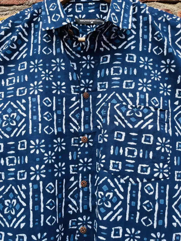 Jaipuri_Handblock_Printed_Pure_Cotton_Shirt_For_Men