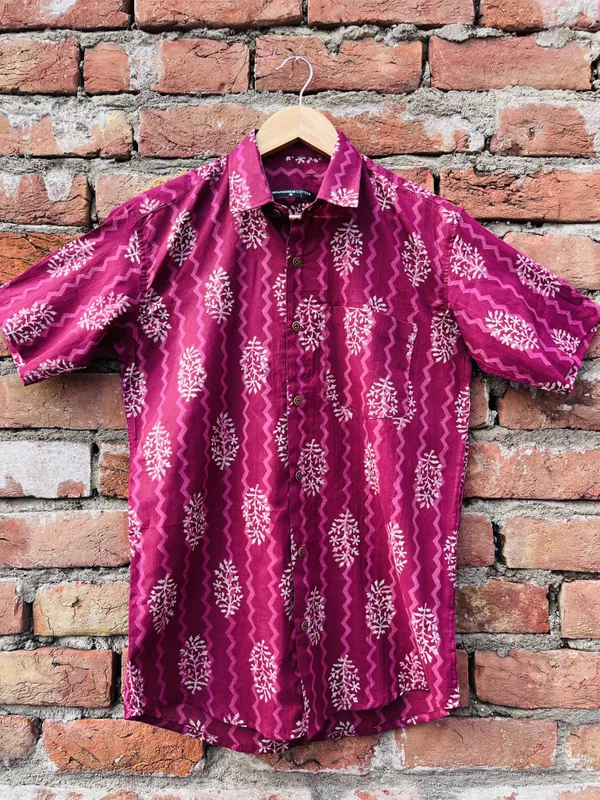 Sanganei_Hadblock_Printed_Cotton_Shirt_For_Men