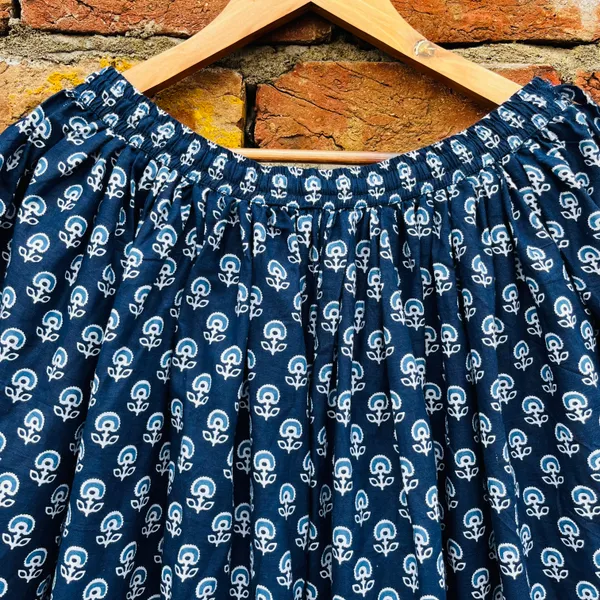 Cotton_Border_Printed_Flared_Skirt_For_Women