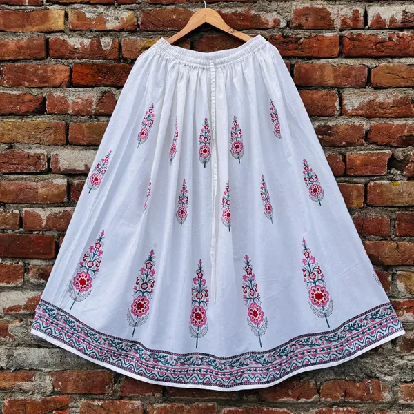 Sanganeri_Handblock_Printed_Cotton_Skirt_For_Women