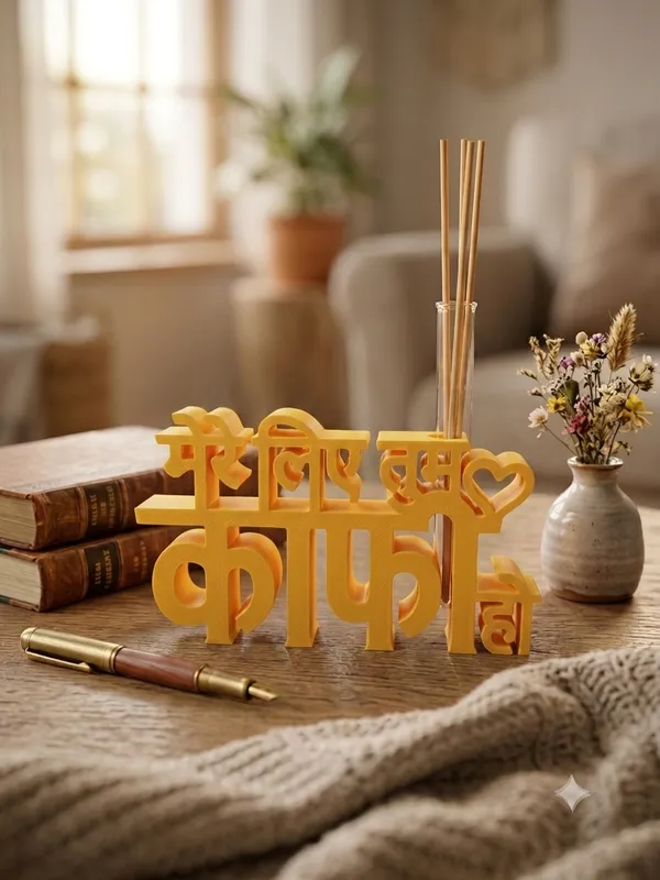 Mere_Liye_Tum_Kaafi_Hoon_Typography_Reed_Diffuser