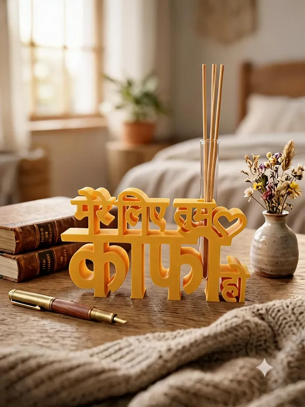 Mere_Liye_Tum_Kaafi_Hoon_Typography_Reed_Diffuser