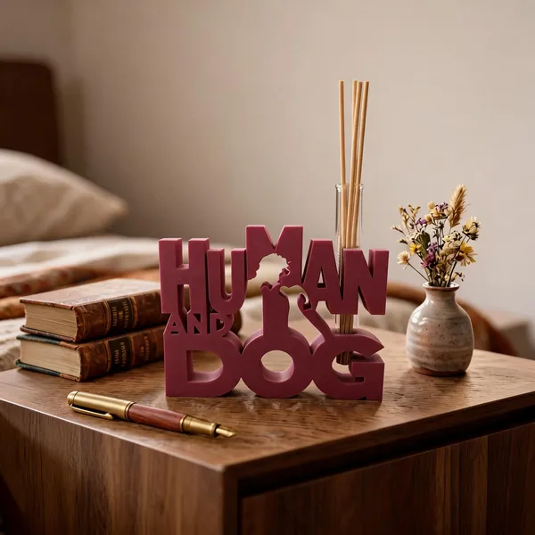 3D_Printed|_Human_And_Dog_Typography_Reed_Diffuser