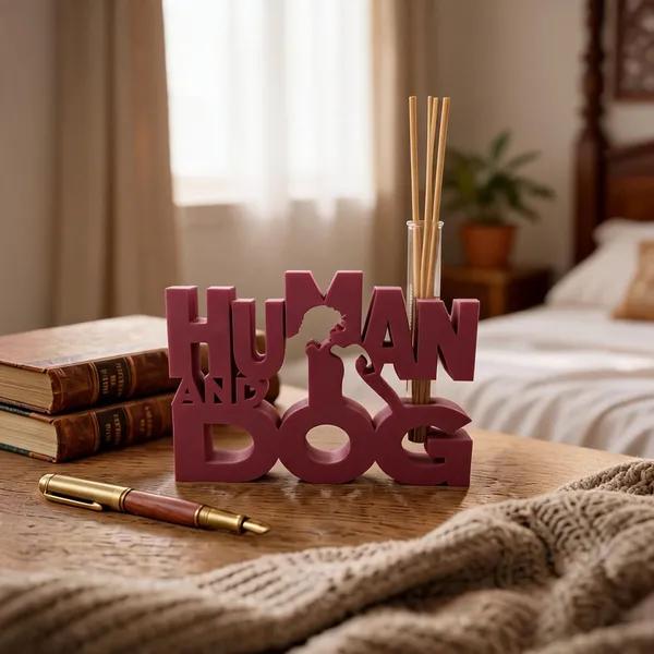 3D_Printed|_Human_And_Dog_Typography_Reed_Diffuser
