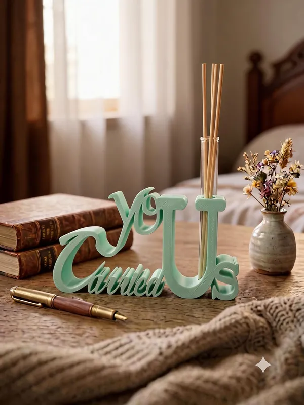 3D_Printed|_You_Carried_Us_Typography_Reed_Diffuser