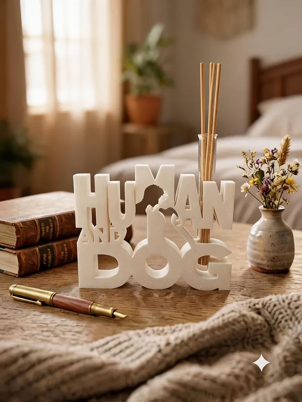 Human_And_Dog_Typography_Reed_Diffuser