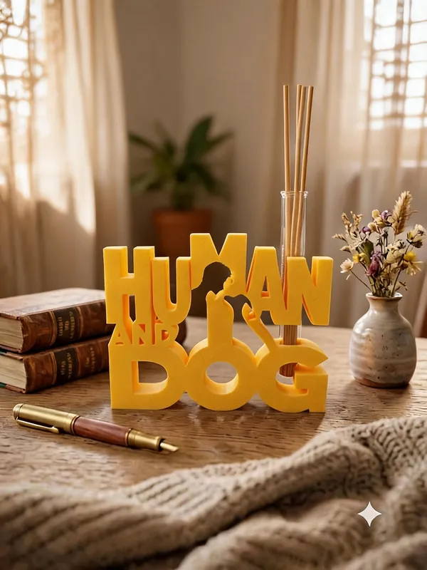 Human_And_Dog_Typography_Reed_Diffuser