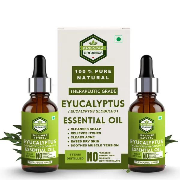 Krisspaa_Organics_Eucalyptus_Essential_Oil_Therapeutic_Grade