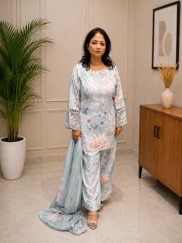 Sea_Green_Cotton_Floral_Print_Embroidered_Cut_Work_Farshi_Salwar_Suit_for_Women