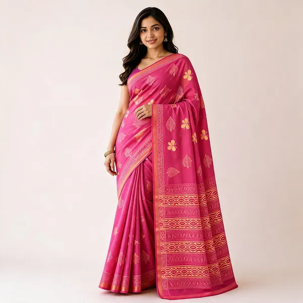 Pink_Maheshwari_Silk_Floral_Print_Saree_For_Women