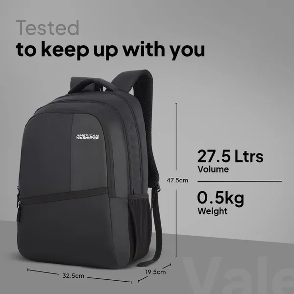 American_Tourister_Valex_28l_Backpack_17_Laptop_Bag_2_Compartments_College_Office_Backpack_For_Men_And_Women_Black_1_Year_Global_Warranty