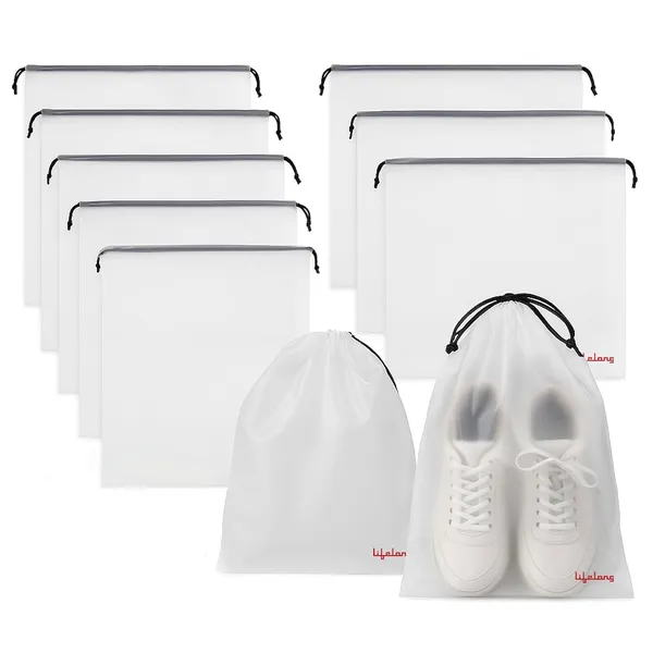 Lifelong_Shoe_Bags_For_Travel_Drawstring_Travel_Shoe_Bags_For_Packing_Dustproof_Portable_Travel_Shoe_Storage_Bag_For_Men_And_Women_Clear_Large_10_Pack