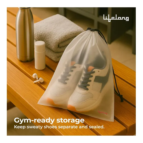 Lifelong_Shoe_Bags_For_Travel_Drawstring_Travel_Shoe_Bags_For_Packing_Dustproof_Portable_Travel_Shoe_Storage_Bag_For_Men_And_Women_Clear_Large_Pack_Of_6
