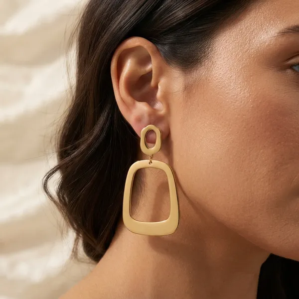 Gold_Tone_Stainless_Steel_Geometric_Drop_Earrings_For_Women