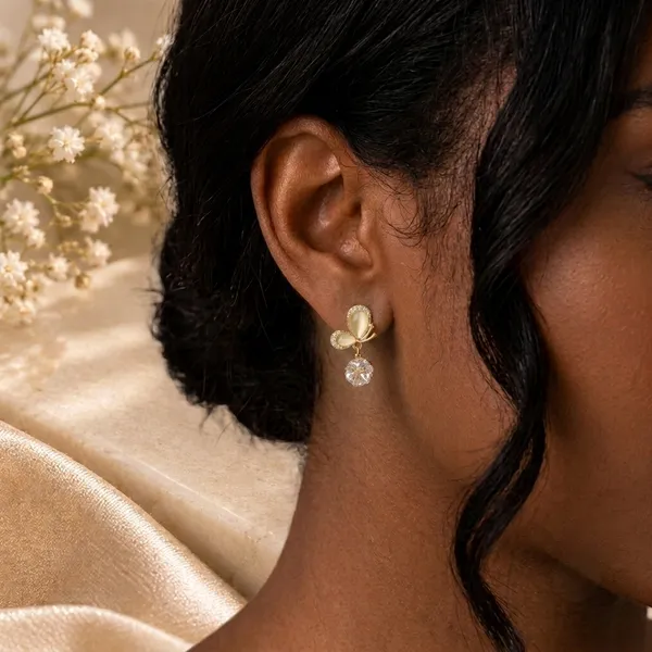 Gold_Tone_Crystal_Drop_Earrings_For_Women