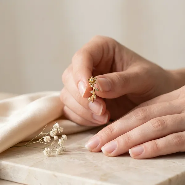 Gold_Tone_Floral_Loop_Ring