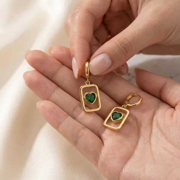Gold_Tone_Stainless_Steel_Geometric_Drop_Earrings_For_Women