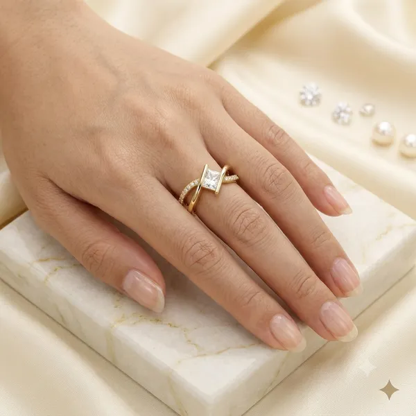 Gold_Tone_Embellished_Open_Ring_For_Women