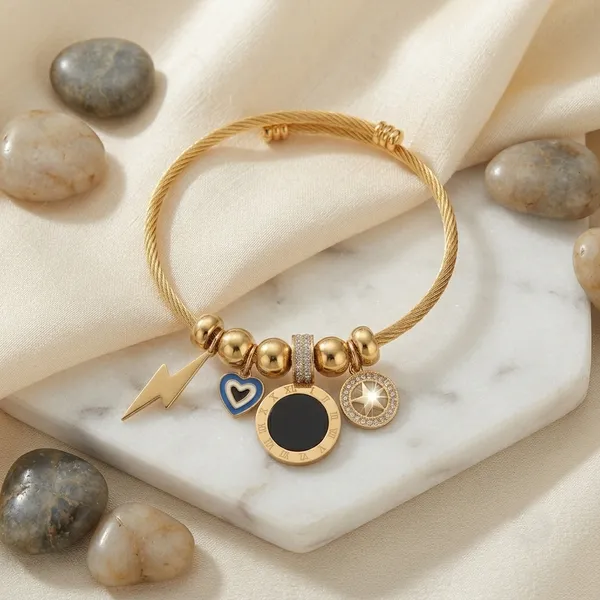 Gold-Tone_Charm_Bracelet_For_Women