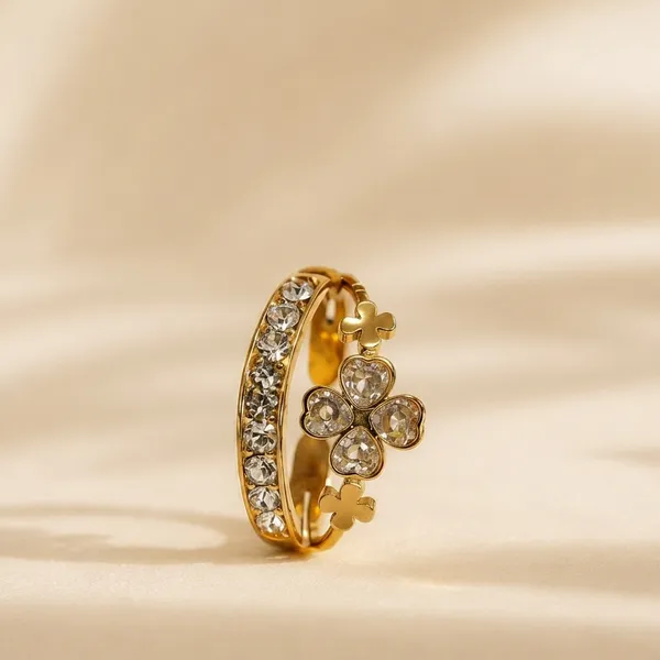 Gold_Tone_Crystal_Embellished_Ring_For_Women
