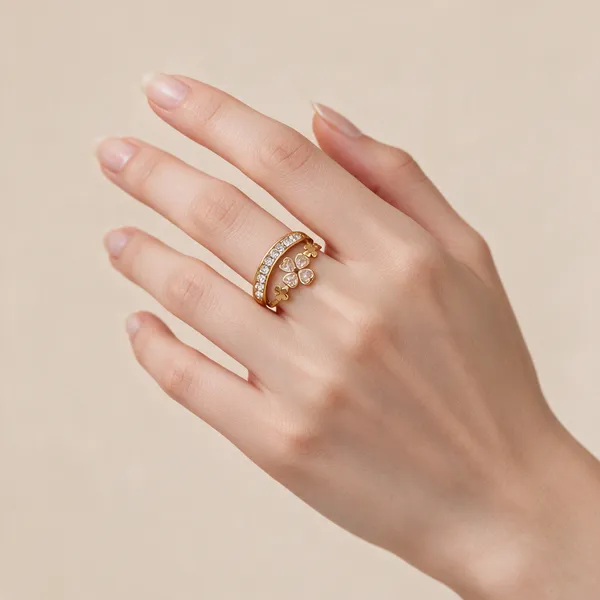 Gold_Tone_Crystal_Embellished_Ring_For_Women