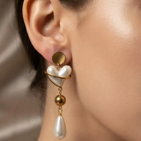 Gold_Tone_Stainless_Steel_Drop_Earrings_For_Women