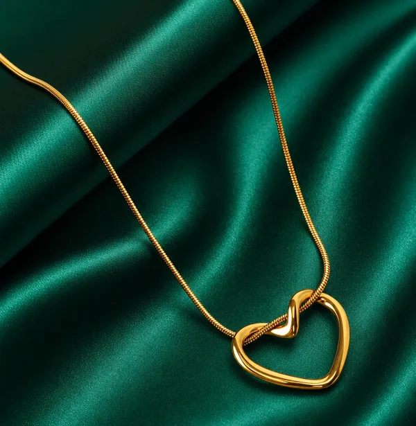 Eternal_Love_Open_Heart_Gold-Tone_Pendant_Necklace