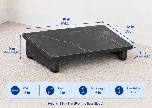 Wooden_Home_Office_Black_Marble_Footrest