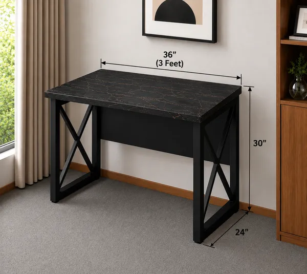 Wooden_Home_Office_Metal_Frame_Table