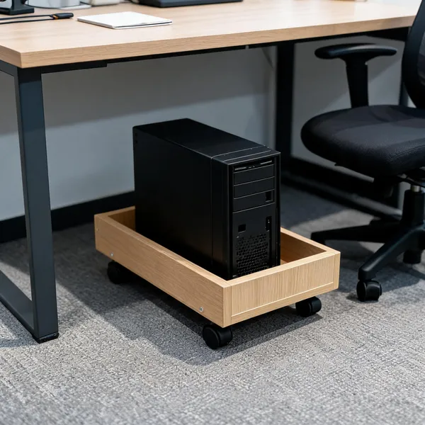 Wooden_Home_Office_Cpu_Trolley