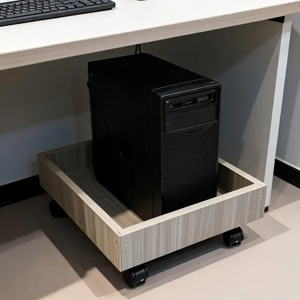 Wooden_Home_Office_Beige_Cpu_Trolley