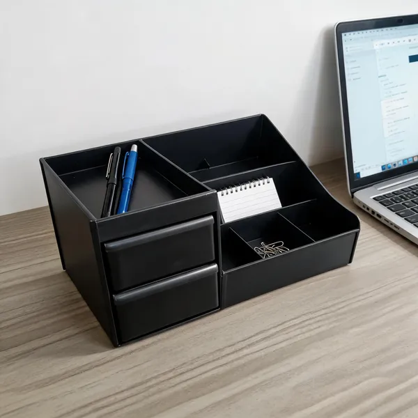 Plastic_Home_Office_Black_Desk_Organizer