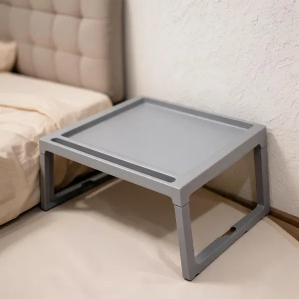 Plastic_Home_Office_Grey_Bed_Table