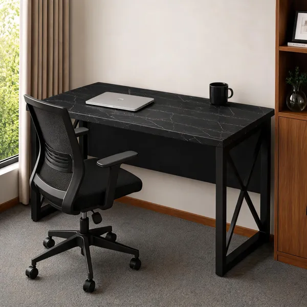 Wooden_Home_Office_Metal_Frame_Table