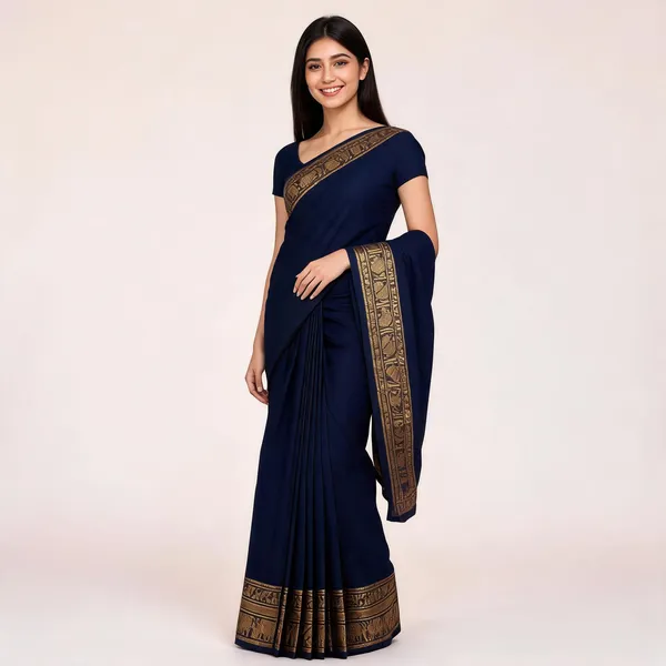 Fashion_Tie-Dye_Kanjeevaram_Silk_Blend_Saree_(Blue)