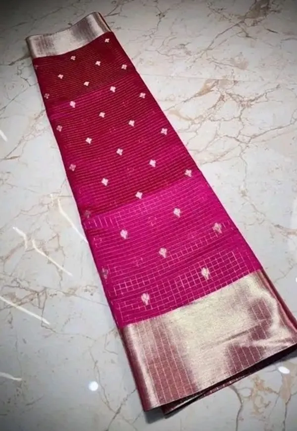 Fashion_Self_Design_Kota_Doria_Tissue_Saree_(Pink)