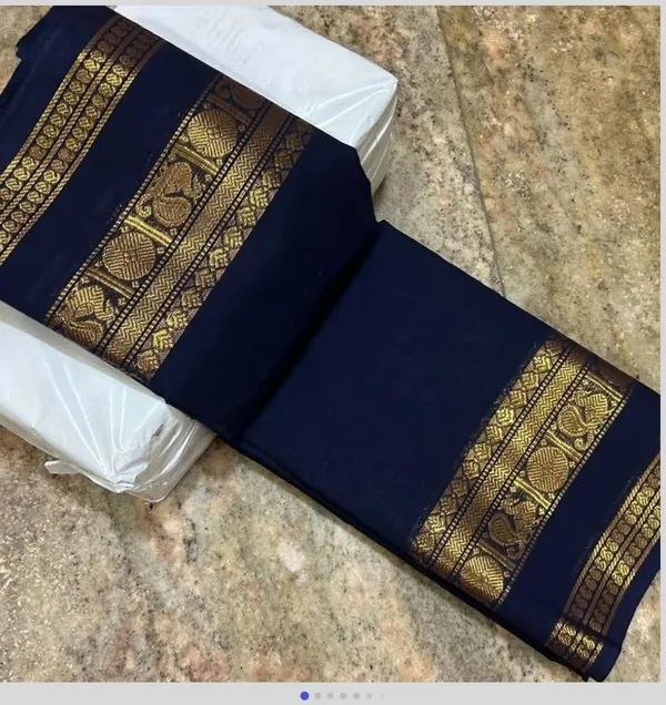 Fashion_Tie-Dye_Kanjeevaram_Silk_Blend_Saree_(Blue)