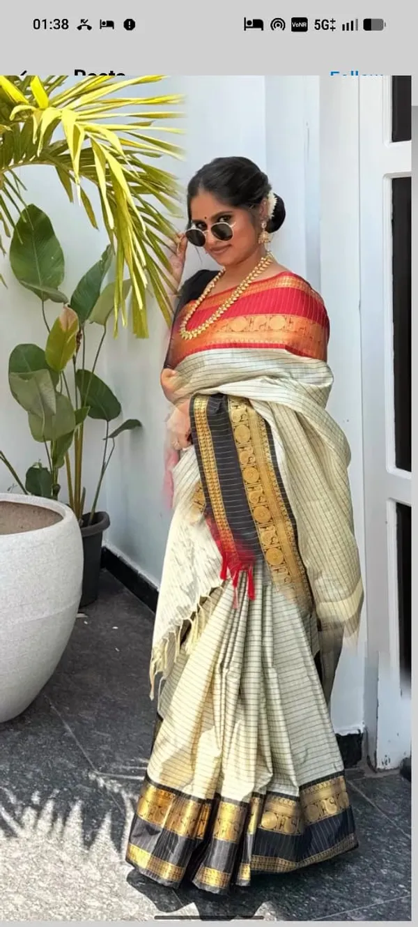Rhfashions_Woven_Banarasi_Viscose_Rayon_Saree_(Grey_&_Black)