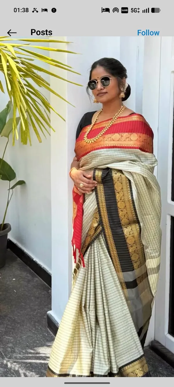 Rhfashions_Woven_Banarasi_Viscose_Rayon_Saree_(Grey_&_Black)