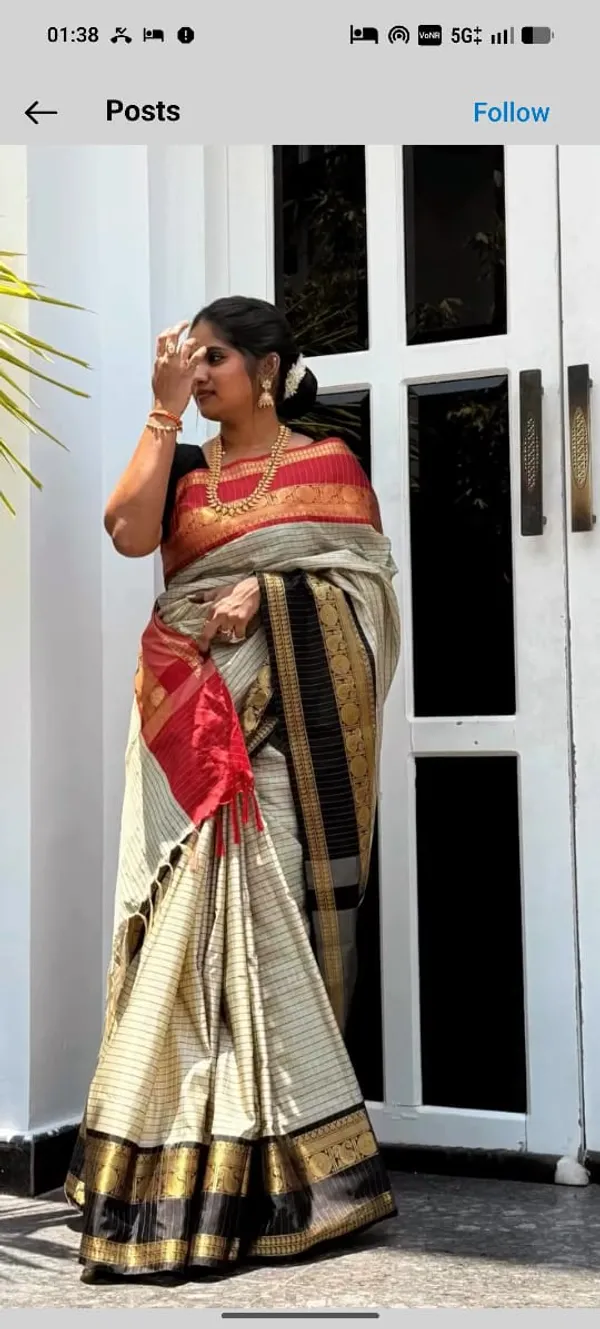 Rhfashions_Woven_Banarasi_Viscose_Rayon_Saree_(Grey_&_Black)